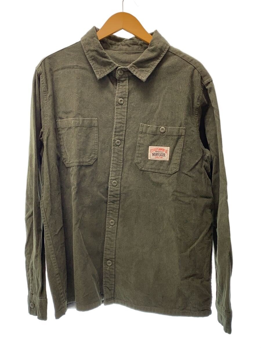 STUSSY / 長袖シャツ/M/コットン/GRN