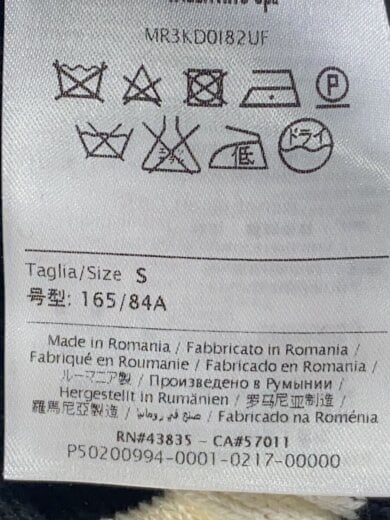 商品画像：フリルニットワンピース/S/コットン/BLK/MR3KD0182UF 4