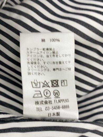 商品画像：シャツワンピース/FREE/コットン/WHT/ストライプ/TBKS-015 4