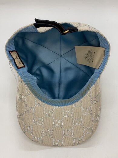 商品画像：GGラメベースボールキャップ/XL/ウール/BEG/総柄/レディース/631953 4