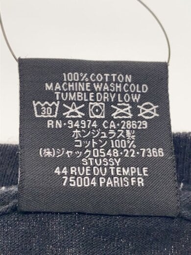 商品画像：Tシャツ/XL/コットン/BLK 4