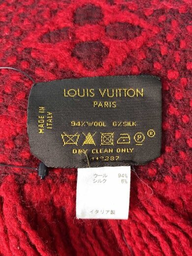 商品画像：エシャルプ・ロゴマニア_モノグラム/ウール/RED/レディース 2