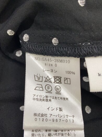 商品画像：ドット2WAYギャザーワンピース/0/レーヨン/BLK/ドット/GA45-26M010// 4