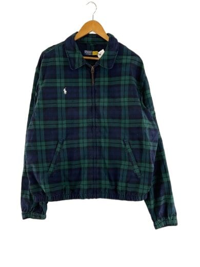 商品画像：ブルゾン/XL/コットン/GRN/チェック// 1