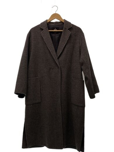 商品画像：ウールコート/HAMILTON/BLK/千鳥格子/22-020-912-3010-3-0 1