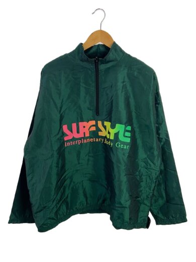 商品画像：SURFSTYLE/90s/USA製/ハーフジップアノラックジャケット/one/ポリエステル/GRN// 1