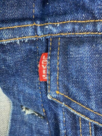 画像：Levi’sUSA製/70505/4th/ボタン裏529/Gジャン/コットン/IDG6