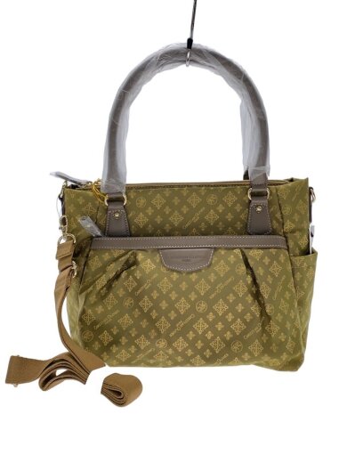 商品画像：トートバッグ/キャンバス/GRN/総柄 1