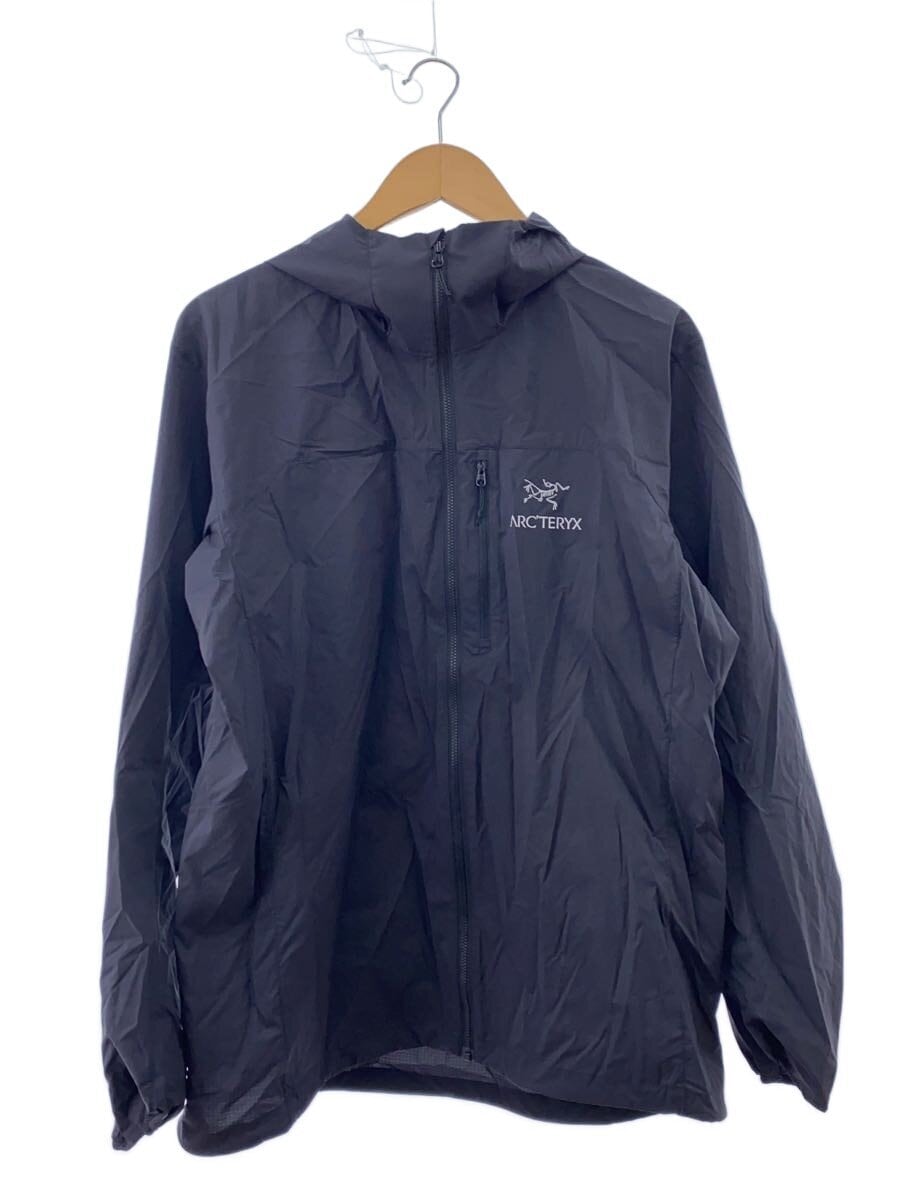 ARC’TERYX / SQUAMISH HOODY M/ナイロンジャケット/L/ナイロン/BLK/X000007411