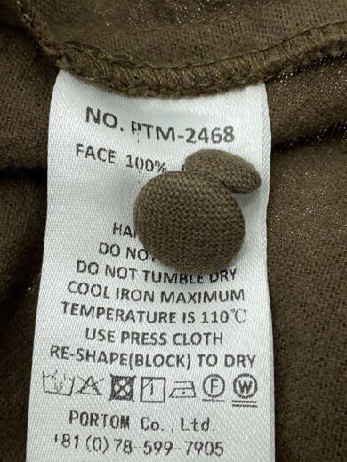 商品画像：フクロウと朝を待つももとせの樹/ノースリーブワンピース/コットン/KHK/PTM-2468 5