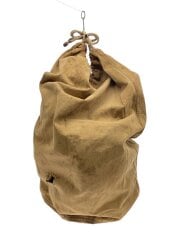 ランドリーバッグ/40s/穴あき有/コットン/KHK/無地