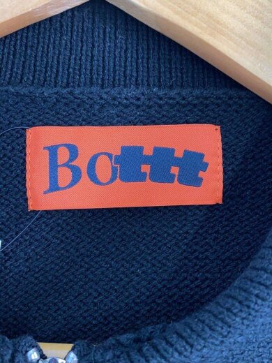 商品画像：カーディガン(厚手)/XL/コットン/BLK/無地/BOTTT-2023PW-KT01 3