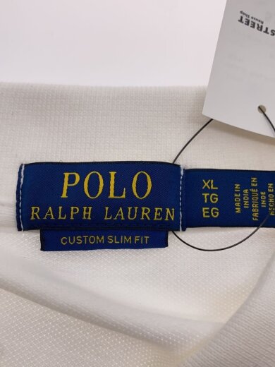 商品画像：ポロシャツ/XL/コットン/WHT/無地/カスタムスリムフィット 3