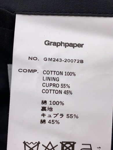 商品画像：Wooly Cotton Twill Single/1/コットン/BLK/無地/GM243-20072B 4