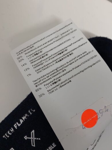 商品画像：P-genius-cw/スラックスパンツ/48/ウール/NVY/10244939 6