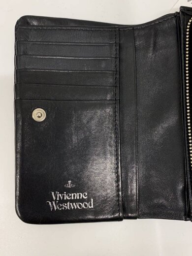 商品画像：2つ折り財布/レザー/BLK/メンズ 4