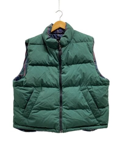 商品画像：90s/リバーシブル/ダウンベスト/L/ポリエステル/GRN 1