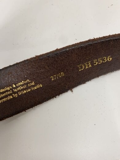 商品画像：ベルト/レザー/BRW/無地/メンズ/60513 4