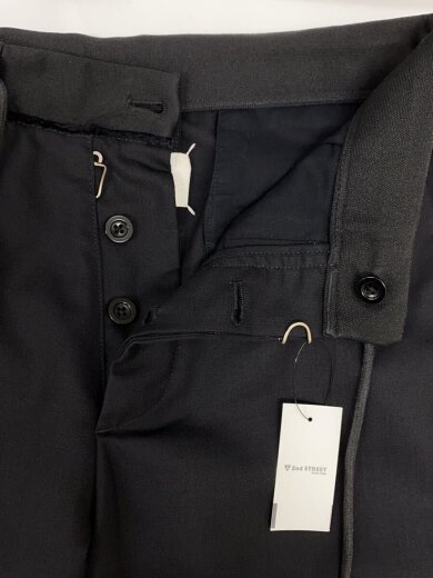 商品画像：スラックスパンツ/44/ウール/BLK/無地 3