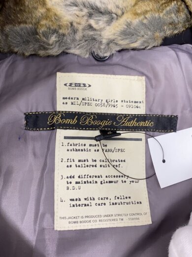 商品画像：bomb boogie/ダウンジャケット/L/ポリエステル/BLK/064753/ファー取り外し可能 3