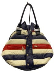 2WAY/ダウンジャケットバッグ/ナイロン/マルチカラー/ボーダー
