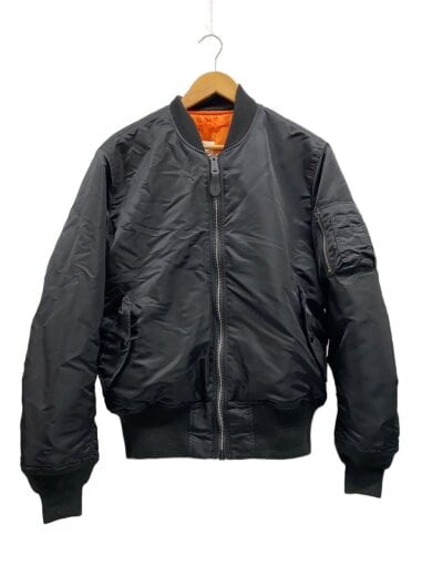商品画像：MA-1/フライトジャケット/ブルゾン/M/ナイロン/BLK/MIL-J-82790J 1