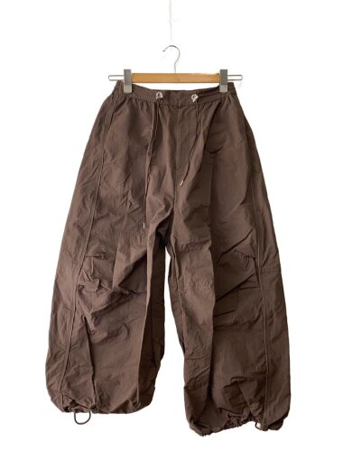 商品画像：ワイドパンツ/36/ナイロン/BRW/無地/21251465701 1
