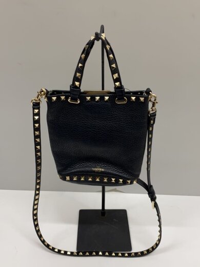 商品画像：ロックスタッヅ/ミニ/2way/ショルダーバッグ/レザー/BLK 3