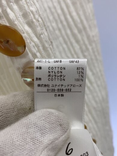 商品画像：長袖シャツ/--/コットン/WHT/8611-299-0303// 4