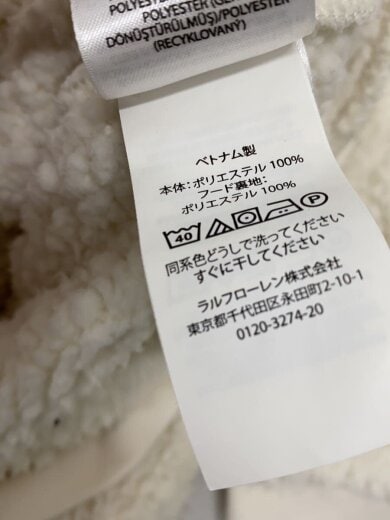 商品画像：フリースジャケット/XS/ポリエステル/WHT/0811933-A 4