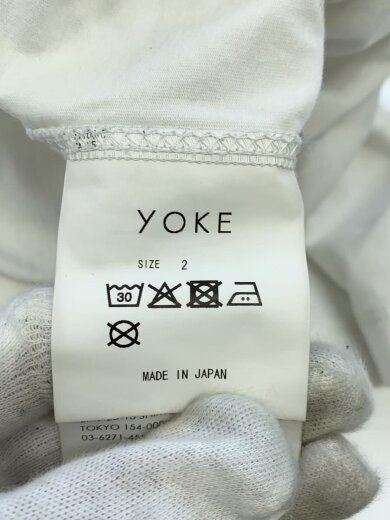 商品画像：Tシャツ/2/コットン/WHT/YK25SS0973CS 4