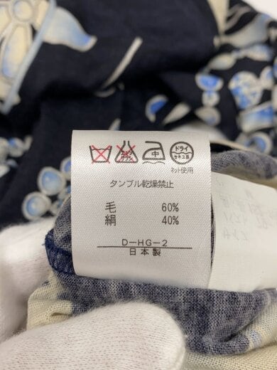 商品画像：長袖カットソー/M/ウール/BLU/花柄/0329990 4