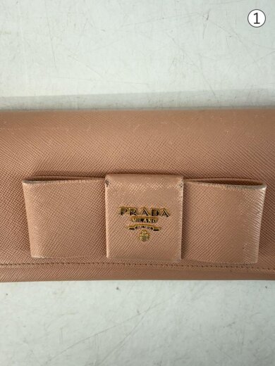 画像：PRADA長財布/--/PNK/レディース/サフィアーノ/リボン8