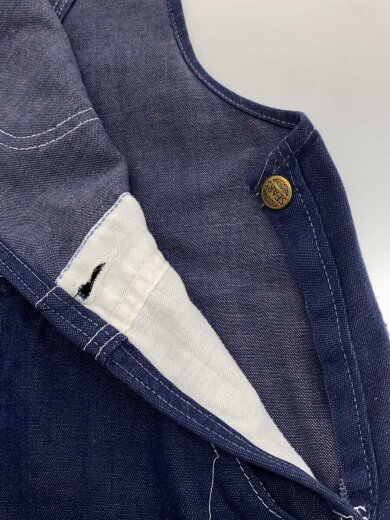 商品画像：オーバーオール/32/ポリエステル/IDG/無地/WPL12559 3