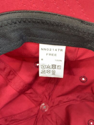 画像：THE NORTH FACEキャップ/--/ゴアテックス/RED/メンズ/NN02147R5