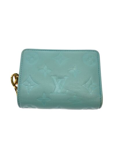 商品画像：ポルト・フォイユ・ルー_モノグラム・エンボス_ラムレザー/--/BLU/レディース 1