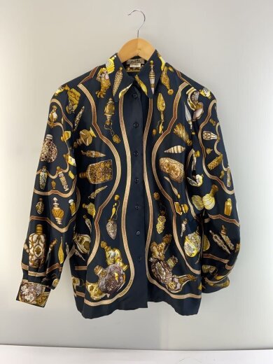 商品画像：長袖シャツ/40/シルク/GLD/総柄 9