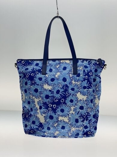 商品画像：トートバッグ/--/BLU/花柄 3