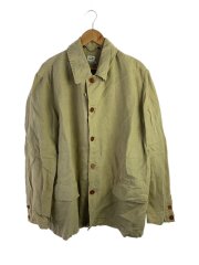 90s/カバーオール/ジャケット/46/リネン/BEG