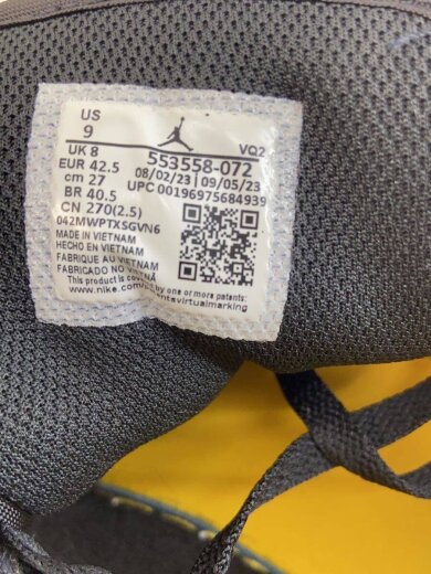 商品画像：AIR JORDAN 1 LOW/27cm/YLW 5