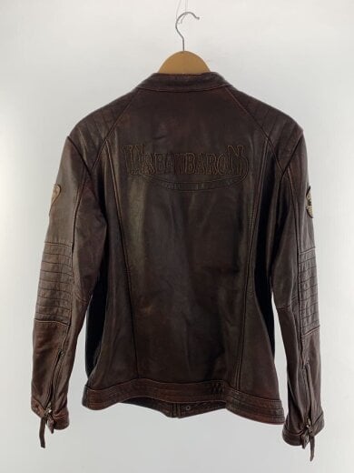 商品画像：シングルライダースジャケット/XL/牛革/BRW 2