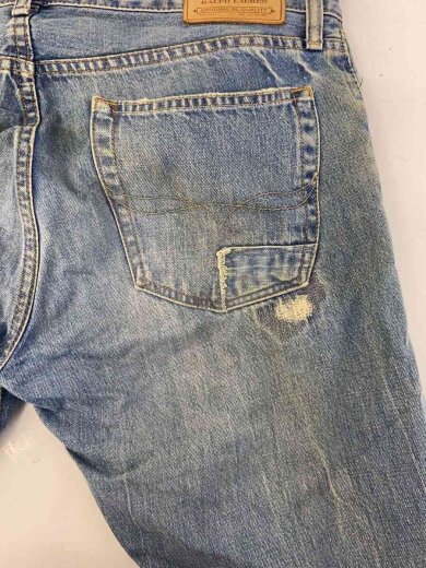 商品画像：ストレートパンツ/32/デニム/IDG/無地/ダメージ 9