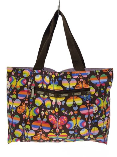 商品画像：トートバッグ/--/マルチカラー/総柄/蝶柄 1