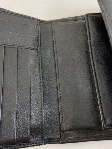 商品画像：3つ折り財布/レザー/BLK/メンズ/346057・525040 7