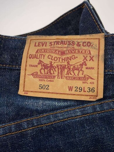 商品画像：ストレートパンツ/29/デニム/IDG/無地/502-XX 4