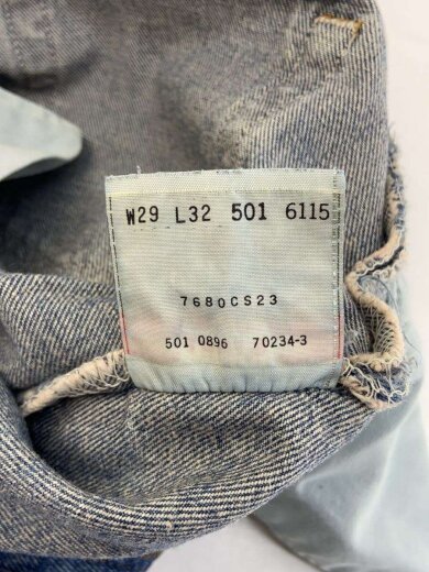 商品画像：ボトム/29/コットン/BLU/501 6115 5