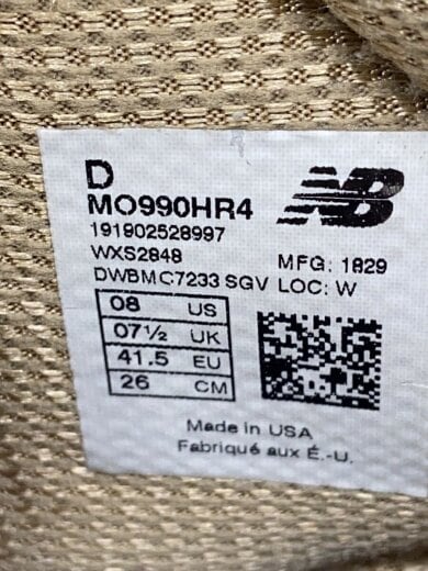 商品画像：MO990/ベージュ/MADE in USA/26cm/BEG 5