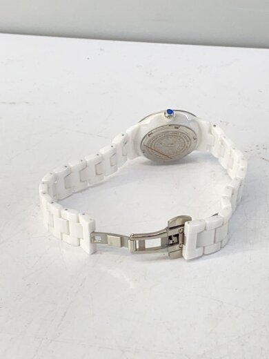 商品画像：クォーツ腕時計/アナログ/セラミック/WHT/WHT/SS/T9881 4