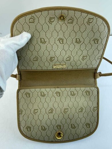 商品画像：ショルダーバッグ/レザー/BEG/OLD DIOR 6