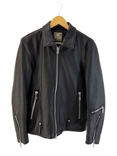 商品画像：シングルライダースジャケット/M/羊革/BLK/NUC73L00880SH 1